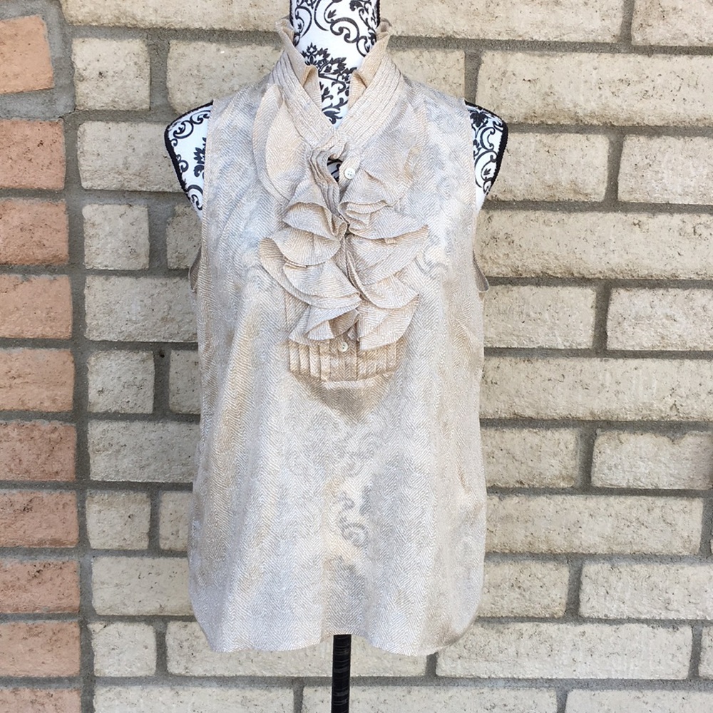 J.crew sleeveless blouse